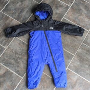 The North Face Snowsuit Blue-Black Size 12-18 Months NWOT